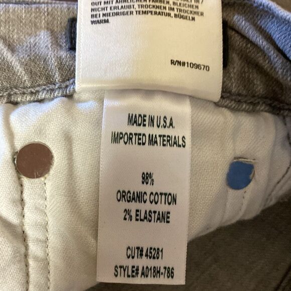 Agolde Amour Vert Grey Jeans Size 27 EUC - Picture 4 of 6